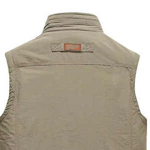 Gilet de pêche cargo respirant et imperméable avec strass, multi-poches, personnalisé pour l'hiver, idéal pour le travail en extérieur, l'escalade et la photographie - Product Image 4