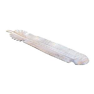 Plateau décoratif rectangulaire de luxe en argent, support à gâteau surélevé, centre de table en métal, vente en gros - Product Image 5