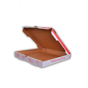 Printed <b>Pizza</b> <b>Boxes</b> Corrugated Board Wholesale Eco Friendly Food Packaging B2B - Product Image 5