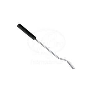 เครื่องมือขูดฟันม้าแบบออฟเซ็ต ขนาด 19 นิ้ว ทำจากสแตนเลส ด้ามจับทำจาก PVC ใบมีดขูดถอดเปลี่ยนได้ สำหรับสัตวแพทย์ - Product Image 2