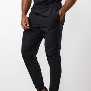 <b>Men's</b> Black Drawstring Waist Woolen Acid Vintage Sweatpants Side Pockets Quick Dry Casual Fit Linen Cotton Knitted Pants Autumn - Product Image 4