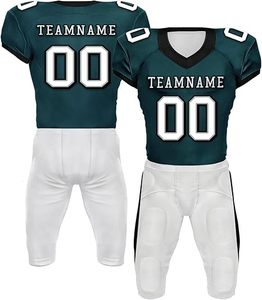 Ropa Deportiva Cómoda de Alta Calidad a Precio Razonable, Uniforme de Fútbol Americano Personalizado con Nombre y Número del Equipo - Product Image 4