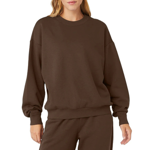 เสื้อฮู้ดผู้หญิงคุณภาพสูง แขนยาวสำหรับฤดูหนาว ทรงหลวม ปักลาย พิมพ์ลาย ผ้าถัก - Product Image 5