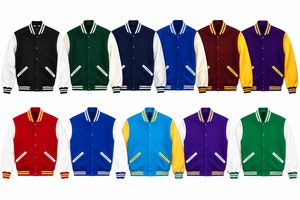 Chaqueta Universitaria Varsity, Chaqueta Deportiva de Béisbol, Chaqueta Personalizada OEM con Mangas de Lana para Hombre y Mujer, Impermeable, Resistente al Viento y Transpirable - Product Image 6
