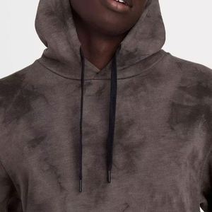 2026 Trending Screen Printing Acid Wash Hoodies Custom Logo 100% Cotton Fleece High Quality Drop Shoulder Hoodie For Unisex - Product Image 6