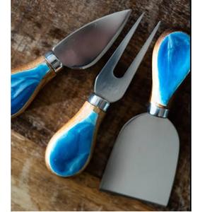 Ensemble d'outils de découpe de fromage pour table de cuisine, taille personnalisée, prix de gros, qualité supérieure, ensemble de couverts avec manche en résine - Product Image 1