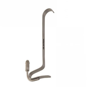 Fiber <b>Optic</b> Plastic Surgery <b>Instrument</b> Freeman Flap Retractor With Fiber <b>Optic</b> Guide Light 20cm 12mm 25mm Medic <b>Instrument</b> - Product Image 2