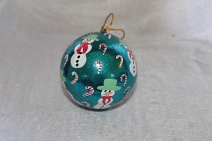 JBM Handmade Plastic Green Lemon <b>Christmas</b> Ball 6cm Painted Environment-Friendly Hanging Decoration <b>Boxed</b> Mall Decorations - Product Image 2