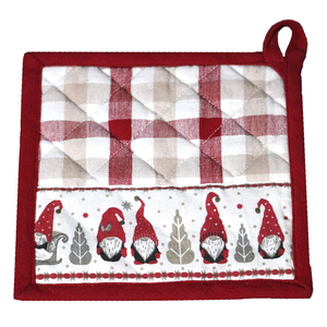 Factory Price 2026 Most Selling Christmas Pot holder Super Absorbent Kitchen & <b>Tabletop</b> Usage 100% Cotton Pot Holders - Product Image 3