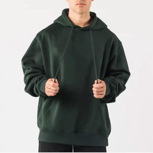 Custom Oversized Mens Hoodies Manufacturer Drop Shoulder Cotton Fleece Private Label Wholesale Supplier - Product Image 3