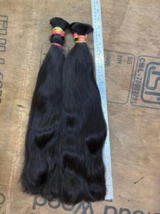 Extensiones de cabello humano virgen sin procesar de grado de templo indio del sur de la India de alta calidad cabello indio orgánico ondulado Natural Remy - Product Image 5