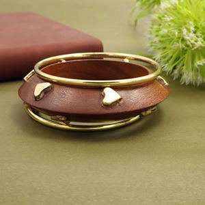 Pulseras de Madera Hechas a Mano Tradicionales para Mujer, Accesorios de Moda Étnica y Cultural, Fornituras de Joyería Personalizadas - Product Image 2