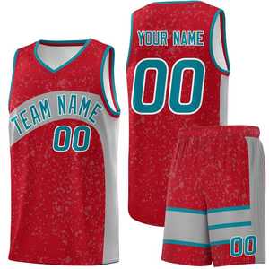 Conjunto de Camiseta y Pantalones Cortos de Baloncesto Personalizados con Nombre, Número y Logotipo, Ropa Deportiva Ligera y Transpirable - Product Image 2