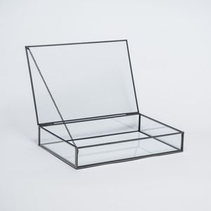 Unique Design Jewellery <b>Box</b> <b>Glass</b> and Brass With Silver Plating Customized Product for Wedding Decoration Handmade Bulk - Product Image 3