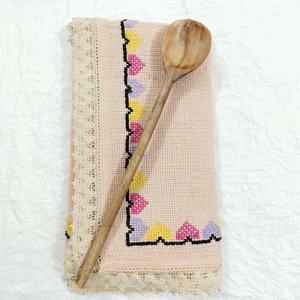 Cuchara de Madera de Acacia Rústica Hecha a Mano, Utensilio de Madera Natural con Mango Largo para Remover, Accesorio de Cocina Ecológico, Herramienta para Bodas - Product Image 1