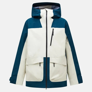 Veste de ski pour homme personnalisée, écologique, imperméable, respirante, en polyester/coton Tex, coupe-vent, rembourrée en coton PP, pour l'hiver et la neige - Product Image 1