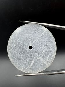 Cuarzo Blanco Natural, Esfera de Reloj Clásica y Elegante, Parte Trasera Plana, Tamaño 31.50mm, Grosor 0.9mm, Cara Pulida por un Lado, 2mm - Product Image 4