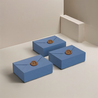 Emballage de soins de la peau biodégradable et écologique personnalisé, boîte à bijoux élégante et vintage avec sceau de cire, enveloppe cadeau, lettre