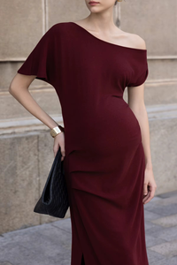 Summer Midi Casual New Minimalist Buttons Breathable Side Slit Simple Loose Yarn Dyed Straight Stripes Dresses - Product Image 3