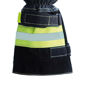 ถุงมือดับเพลิงหนังสำหรับงานกู้ภัย ทนไฟขั้นสูง พร้อมสายสะท้อนแสง บริการ OEM - Product Image 6