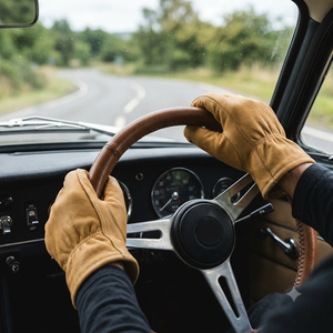 Premium Quality Reinforced Cowhide Grain Leather 11 oz Thick Latex-Free Heat Resistance Anti-Slip Breathable Anti-static <b>Gloves</b> - Product Image 2