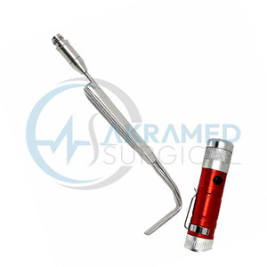 เครื่องมือผ่าตัดจมูกแบบดึงกลับพรีเมียม Aufricht ขนาด 10 มม. x 50 มม. ใยแก้วนำแสง สแตนเลสสตีล สำหรับศัลยกรรมพลาสติก ได้รับการรับรองมาตรฐาน CE - Product Image 4