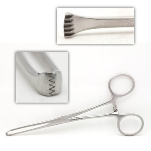 Forceps Allis Professionnel, Forceps Chirurgical Allis, Outil de préhension des tissus avec mécanisme de verrouillage pour usage hospitalier et clinique - Product Image 1