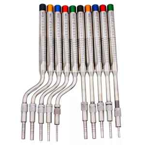 Dental Implant Osteotome Instrument Kit Mandibular Sinus Elevator Tool Concave Tips Sinus Lifting Device by <b>Blush</b> surgical - Product Image 1