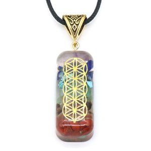 Pendentif Orgone avec breloque métallique, dernier modèle, vente en gros, cristal pour la guérison, bijoux d'Inde - Product Image 6