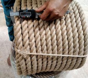 Corde de fil de jute naturel de haute qualité 100% cordes torsadées recyclées écologiques pour la couture et le tissage à la main-Vente en gros - Product Image 5