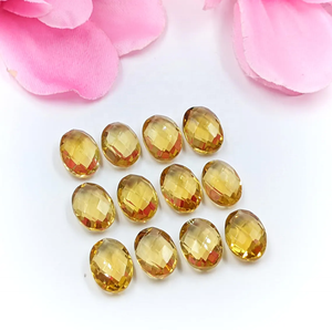 Citrine jaune facettée de qualité AAA, pierre précieuse ovale 14x10 mm, pierre naturelle pour la création de bijoux, cristal de guérison, prix de gros - Product Image 5