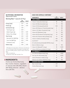 Cápsulas multivitamínicas diarias para mujeres, complejo vitamínico metilado para energía, inmunidad y apoyo al bienestar general - Product Image 3