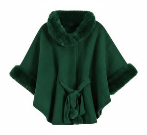 Manteau en fausse fourrure pour femme pour mariages, manteau en fausse fourrure de luxe pour femme, robes de soirée, cape moelleuse pour femme - Product Image 1