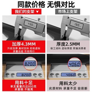 Stainless Steel Triangular <b>Shelf</b> Bracket Heavy Duty Thickened Wall Mount Support For Cabinet <b>Desk</b> - Product Image 3