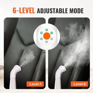 Per uso domestico pulitore a vapore portatile da 45 once serbatoio da 20 accessori per la pulizia profonda del cavo di alimentazione da 16,4 piedi per pavimenti, - Product Image 6