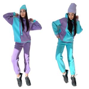 Conjunto de 2 Piezas de Ropa Informal para Mujer, Camiseta de Manga Corta de Algodón y Pantalones Cortos, Traje Deportivo Ajustado - Product Image 1