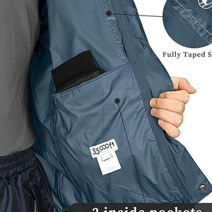 เสื้อแจ็คเก็ตกันลมสำหรับผู้ชายระดับพรีเมียม รับผลิตแบบ OEM ODM ปักโลโก้ตามสั่ง น้ำหนักเบา กันน้ำ กันลม รับผลิตแบรนด์ส่วนตัว พิมพ์ลายสกรีน - Product Image 3