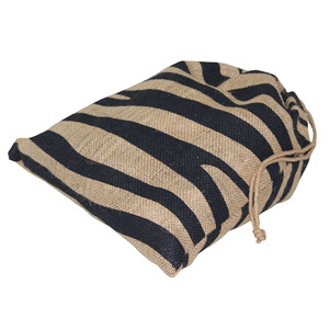 Custom Logo Printed Natural Burlap Hessian Drawstring Jute <b>Makeup</b> Pouch Fashionable Reusable Linen Bag Cosmetic Bags <b>Cases</b> - Product Image 3
