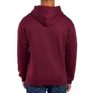 Sudadera con capucha de estilo moderno, personalizada con sublimación, 100% algodón, mangas largas, teñida en color liso. - Product Image 6