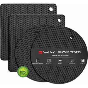 Sottopentola in Silicone Resistente al Calore, Antiscivolo, Multiuso per Pentole, Piatti Caldi, Barattoli e Forni - Product Image 1