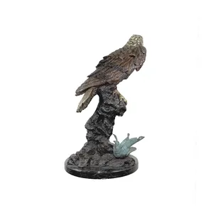 Sculpture animale en aluminium plaqué or de luxe, pièce d'art moderne et minimaliste, objet religieux moulé pour l'intérieur - Product Image 4