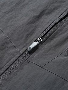 Men's Lightweight 100% Nylon Windbreaker <b>Jacket</b> Patches Zip Pocket Custom Logo Breathable Soft Running Autumn Outdoor Sport - Product Image 5