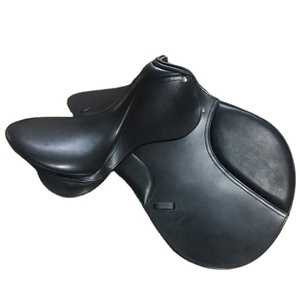 Nueva Silla de Montar Inglesa Profesional de Cuero Genuino de Alta Calidad para Salto Ecuestre, Sillas de Montar de Cuero Genuino de Contacto Cercano - Product Image 1