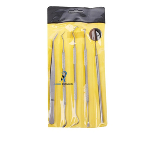 Kit de Examen Dental: Espejo, Sonda y Pinzas - Instrumentos de Diagnóstico Manual de Acero Inoxidable con Diseño Ergonómico y Certificación CE - Product Image 2