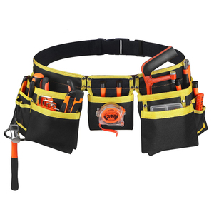 Mochila de Cuero Resistente al Agua para Herramientas con Correa Ajustable - Almacenamiento para Electricistas |   Cuero de Primera Calidad - Product Image 2
