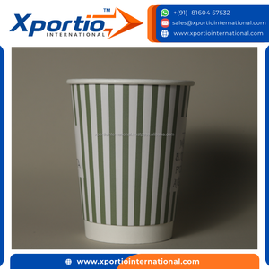 แก้วกระดาษสองชั้น Xportio International ขนาด 12 ออนซ์ 360 มล. ย่อยสลายได้ พิมพ์โลโก้ได้ สำหรับเครื่องดื่มกาแฟ - Product Image 5