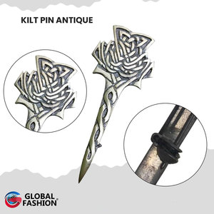 Pin para Kilt con Diseño Celta de Cardo Escocés, Accesorio Tradicional, Pin Decorativo de Alta Calidad con Motivos del Clan Escocés - Product Image 2