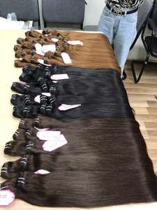 Vietnam 100% Extensions de cheveux vierges Remy Double tissage tissage de haute qualité Bundle Afro Wave Curl Styles fournissant des cheveux de Virginie - Product Image 4