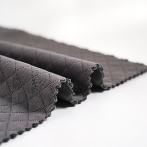 Innovador tejido de fibra reciclada RCO-TK0007 Ocean Mineral Textile Seawool PET/Lyocell=52/42/6 Jacquard Diamond para textiles de alta gama - Product Image 4