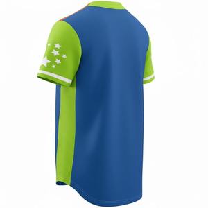 Maillots de baseball 100 % polyester personnalisés, respirants, pour hommes – Vêtements de sport unis et chemises – Vente en gros à prix réduit - Product Image 5